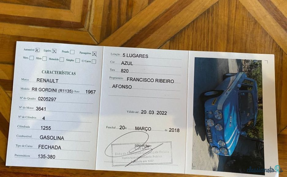 1967' Renault 8 photo #5