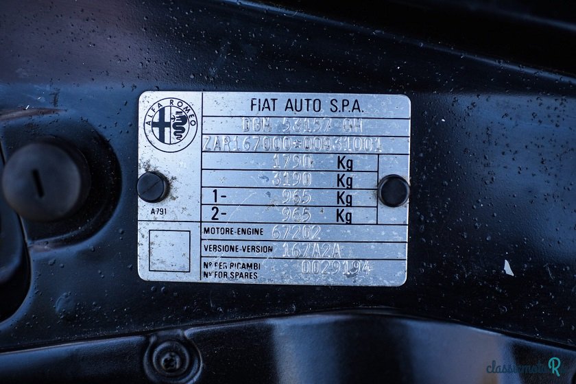 1992' Alfa Romeo 155 photo #7