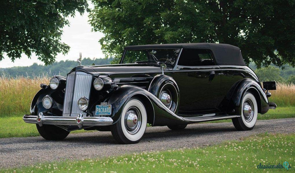 1937' Packard Twelve Convertible Victoria photo #2