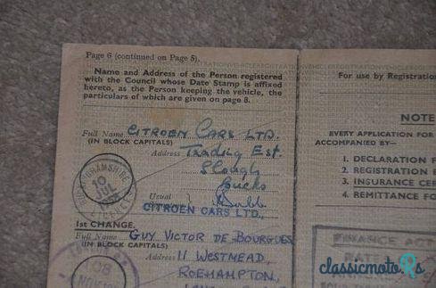 1958' Citroen DS Id19 photo #5