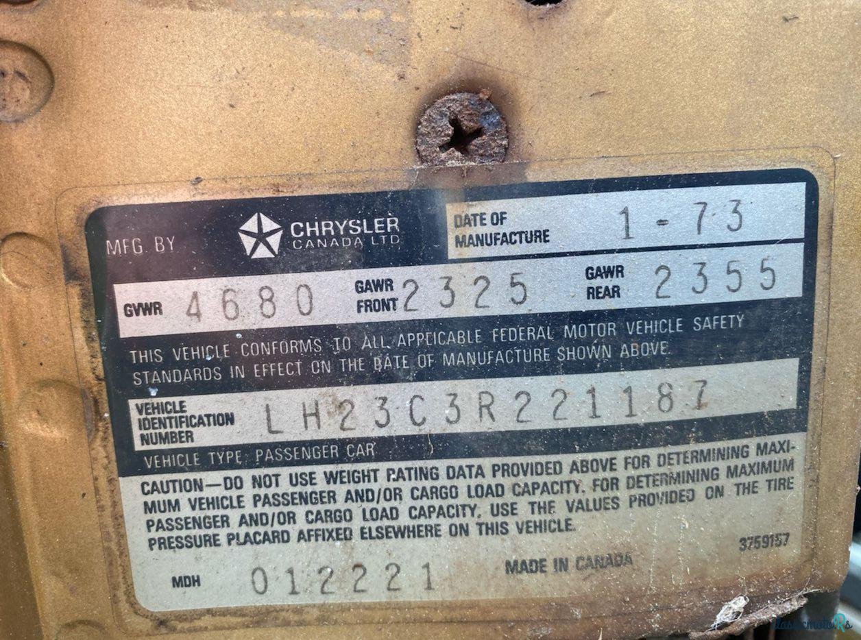 1973' Dodge Dart photo #3