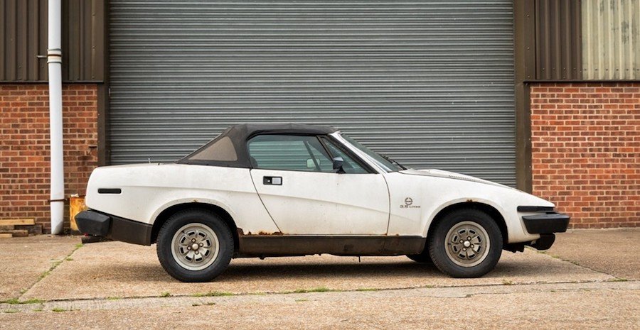 Very Rare Triumph TR8 Emerges After 40 Years Untouched, Undriven