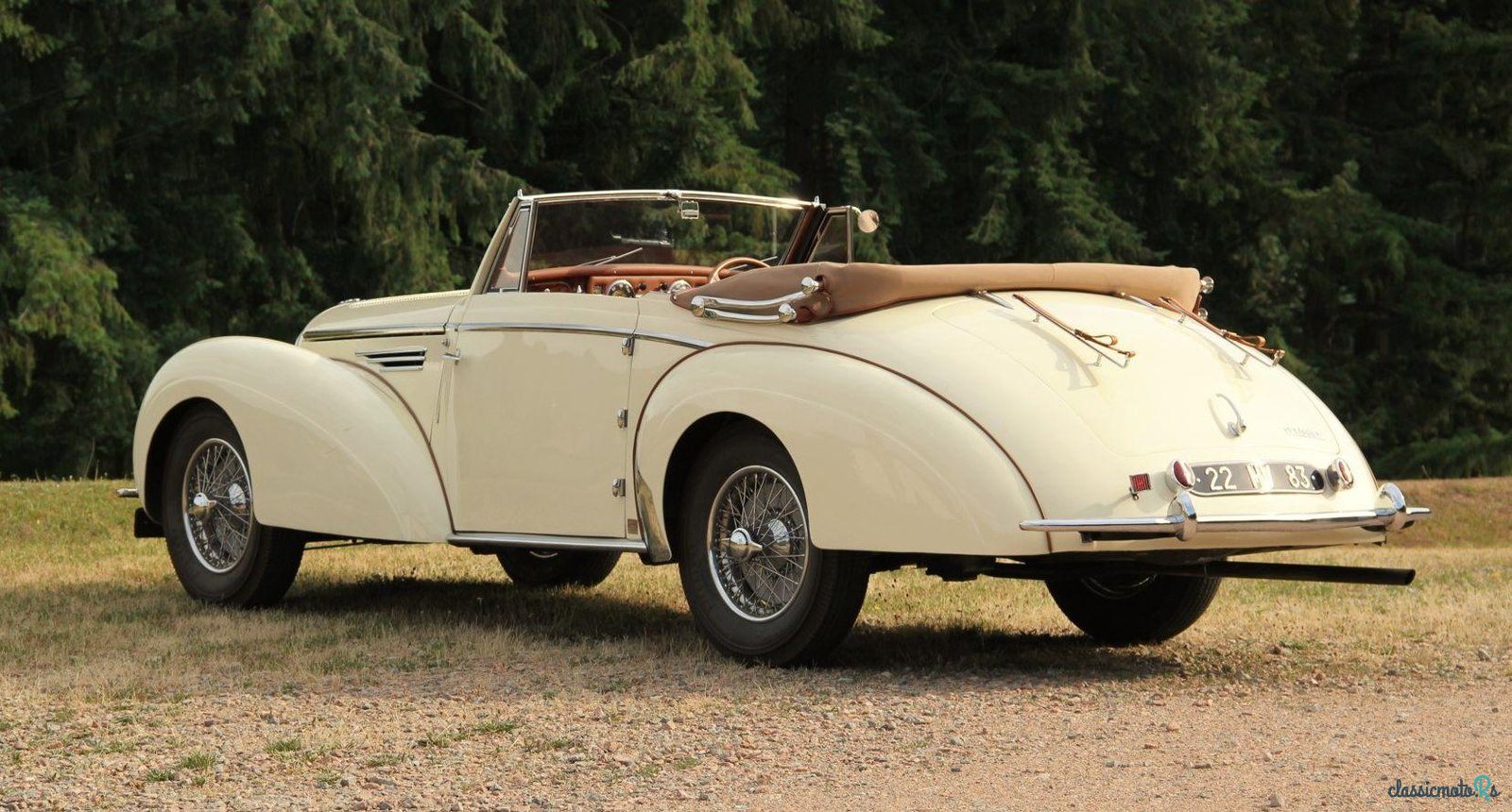 1948' Delahaye 135M Cabriolet Chapron photo #5