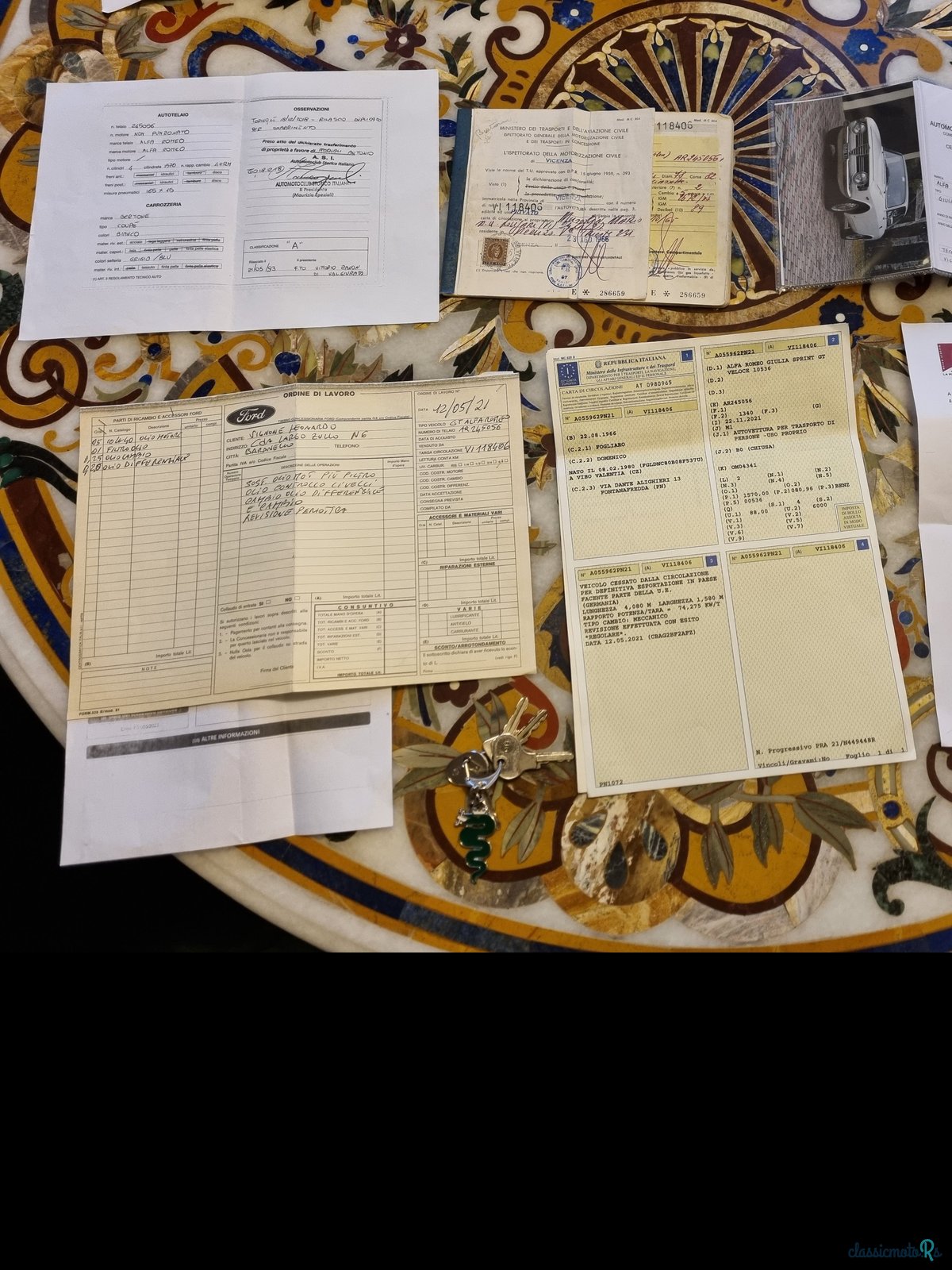 1966' Alfa Romeo Scalino Veloce 1600 photo #2