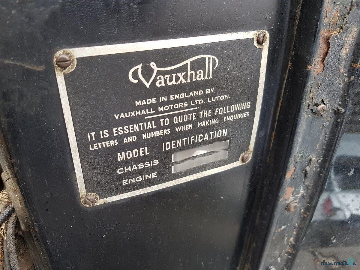 1938' Vauxhall 25Hp photo #6