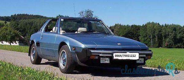 1980' Fiat ertone X1/9 photo #3