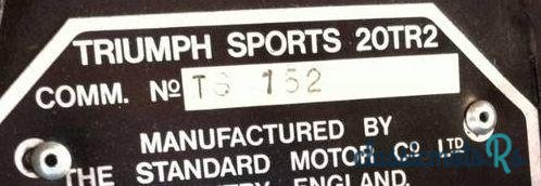 1953' Triumph TR2 Tr 2 photo #2