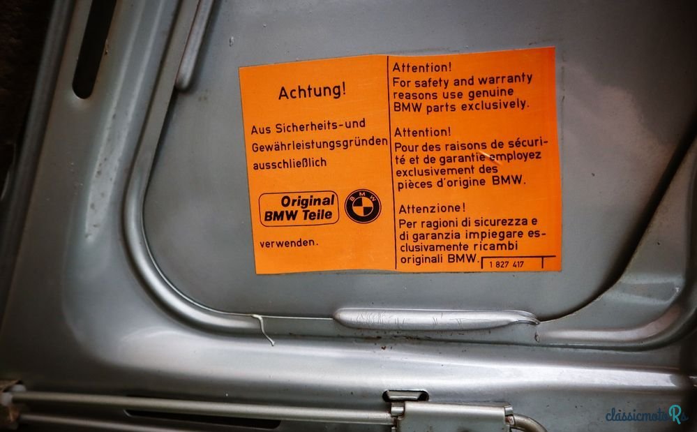 1980' BMW Seria 3 316I photo #3