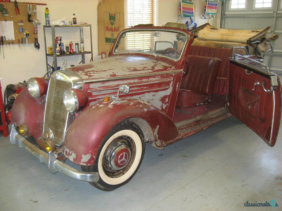 1955' Mercedes-Benz 170S for restoration photo #3