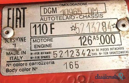 1976' Fiat 500 F 110 photo #2