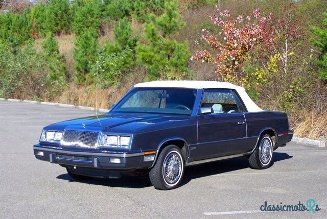 1985' Chrysler LeBaron photo #1
