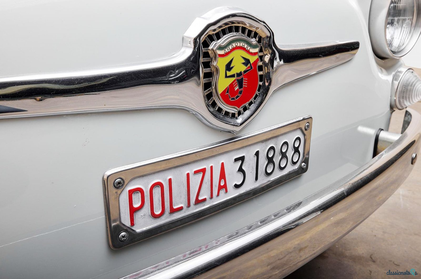 1964' Fiat 595 Abarth Polizia Original photo #6