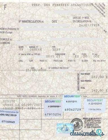 1959' Jaguar Xkss photo #3