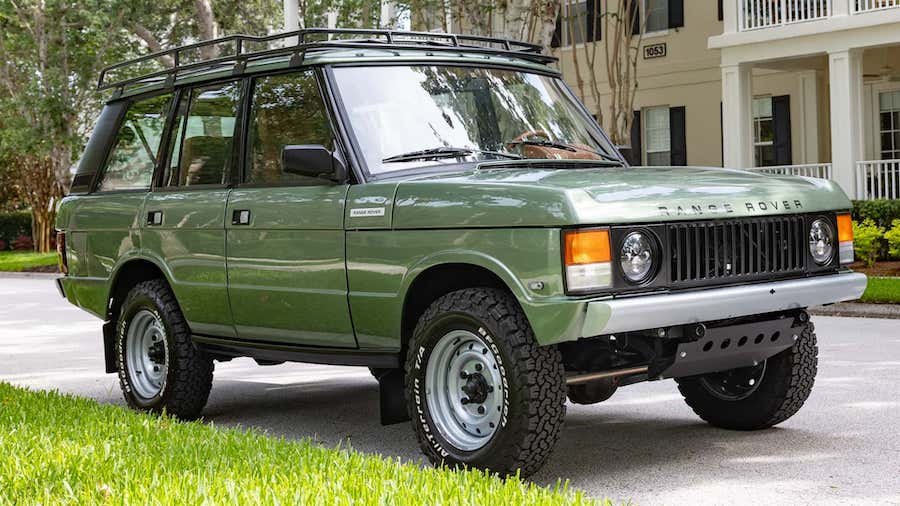 Range Rover Classic Restomod Gets Groovy 1970s Makeover With Plaid Interior