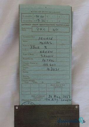 1937' Morris Eight 8 photo #1