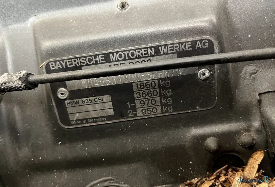 1979' BMW Seria 6 photo #5