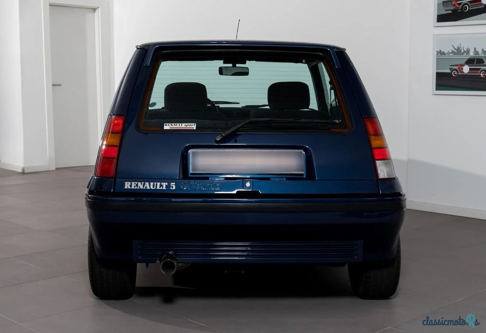 1989' Renault 5 1.4 Gt Turbo photo #4