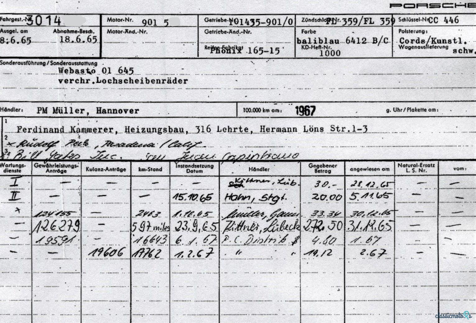 1965' Porsche 911 photo #1