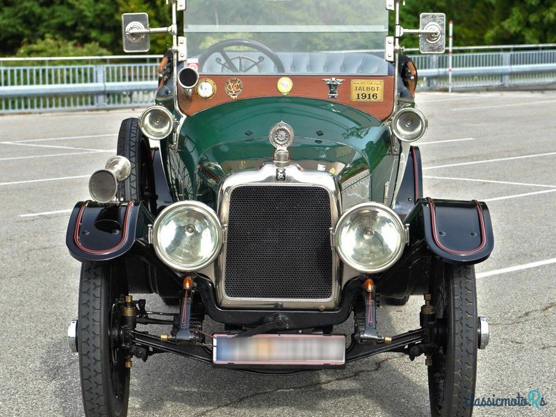 1916' Talbot 4 Cyx photo #4