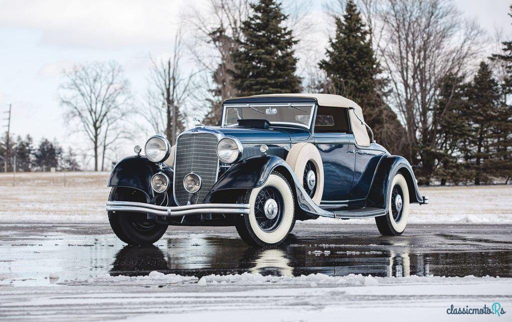 1933' Lincoln Model Kb Convertible Roadster photo #3