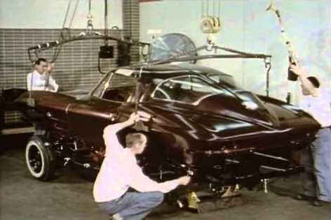 Watch how the 1963 Chevy Corvette Sting Ray prototype was built