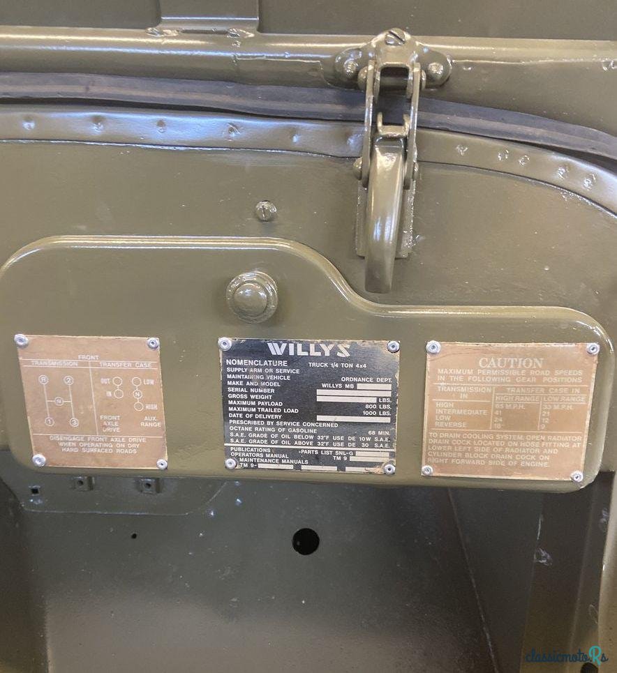 1942' Willys Jeep Mb photo #2