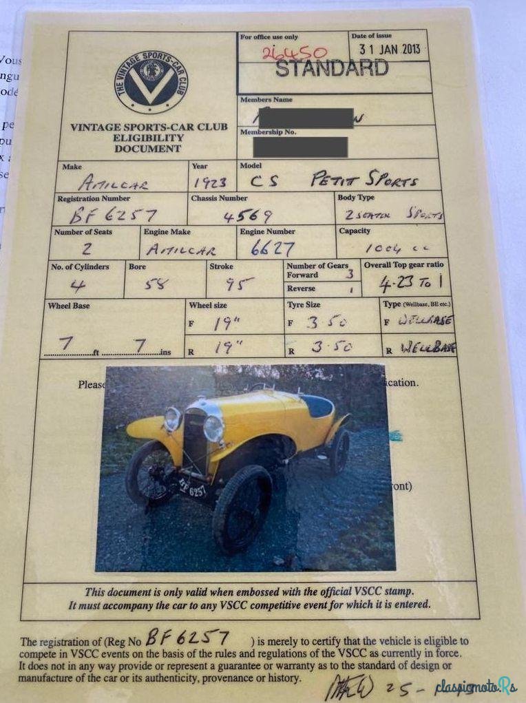 1923' Amilcar Cs Petit Sports Coupe photo #4