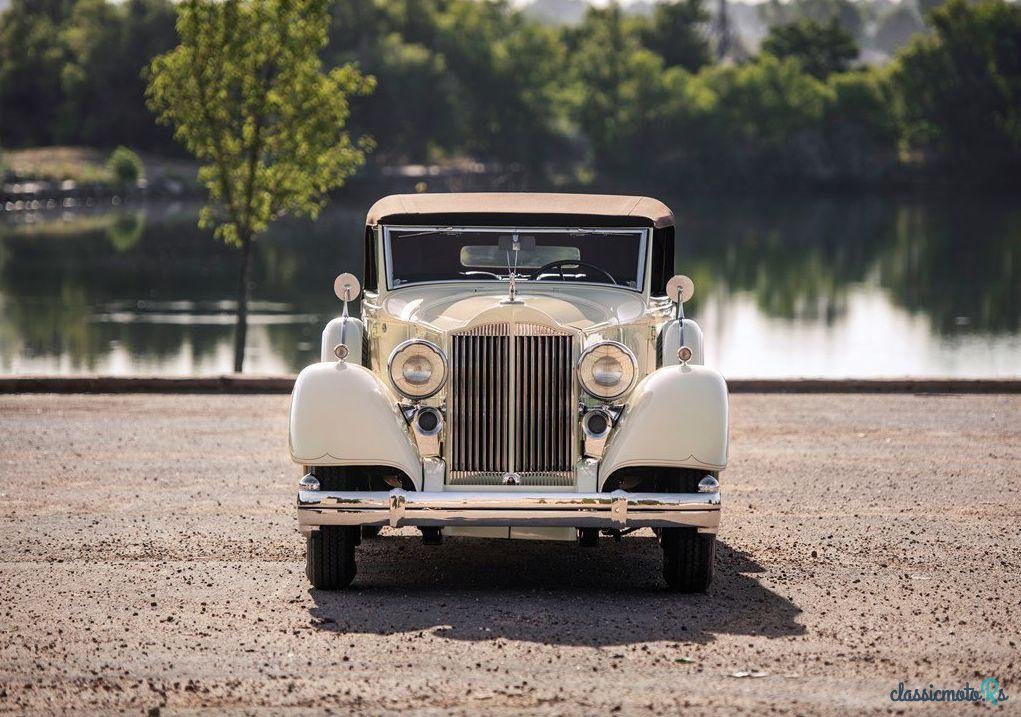 1934' Packard Twelve Convertible Victoria photo #5