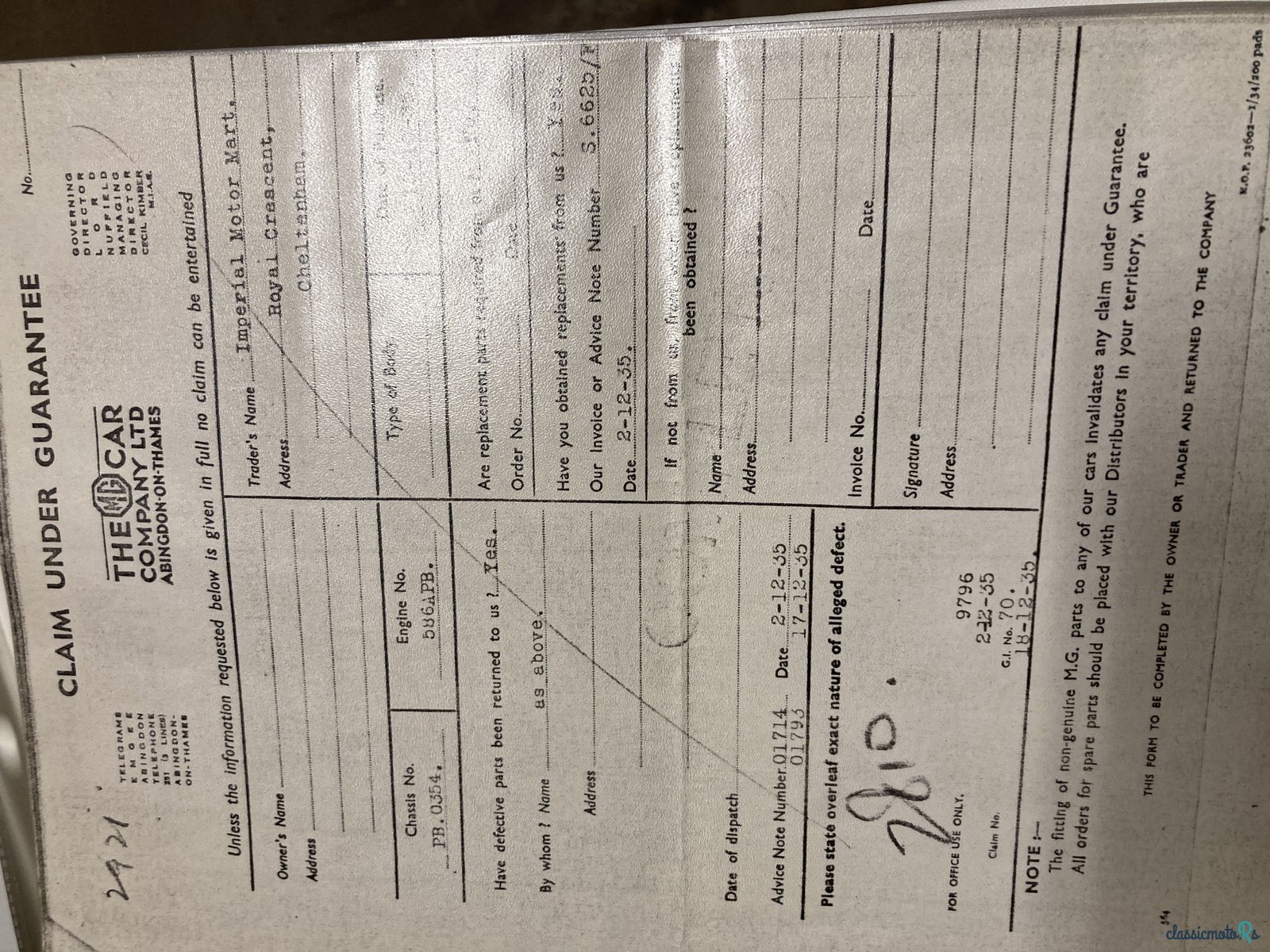 1935' MG Pb photo #6