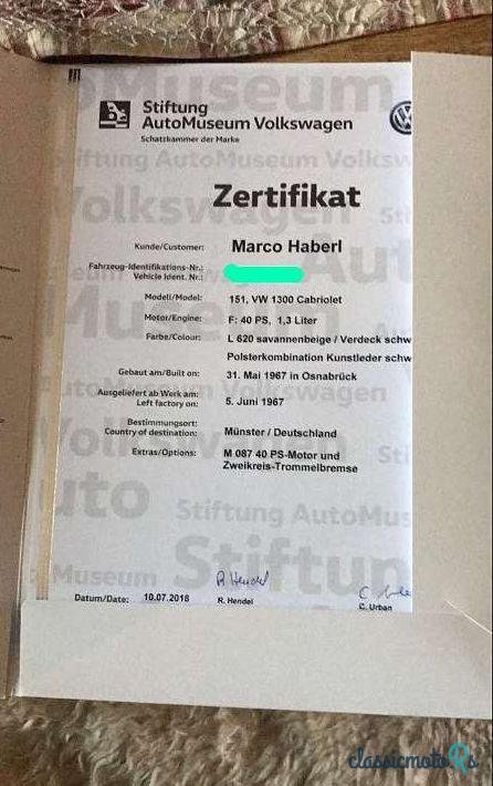 1967' Volkswagen Käfer photo #2