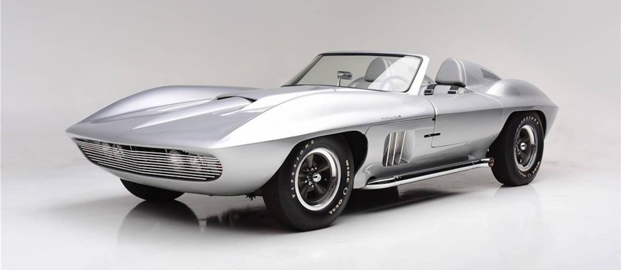 Auction-Bound 1958 Corvette Custom Pays Homage To Sting Ray Racer