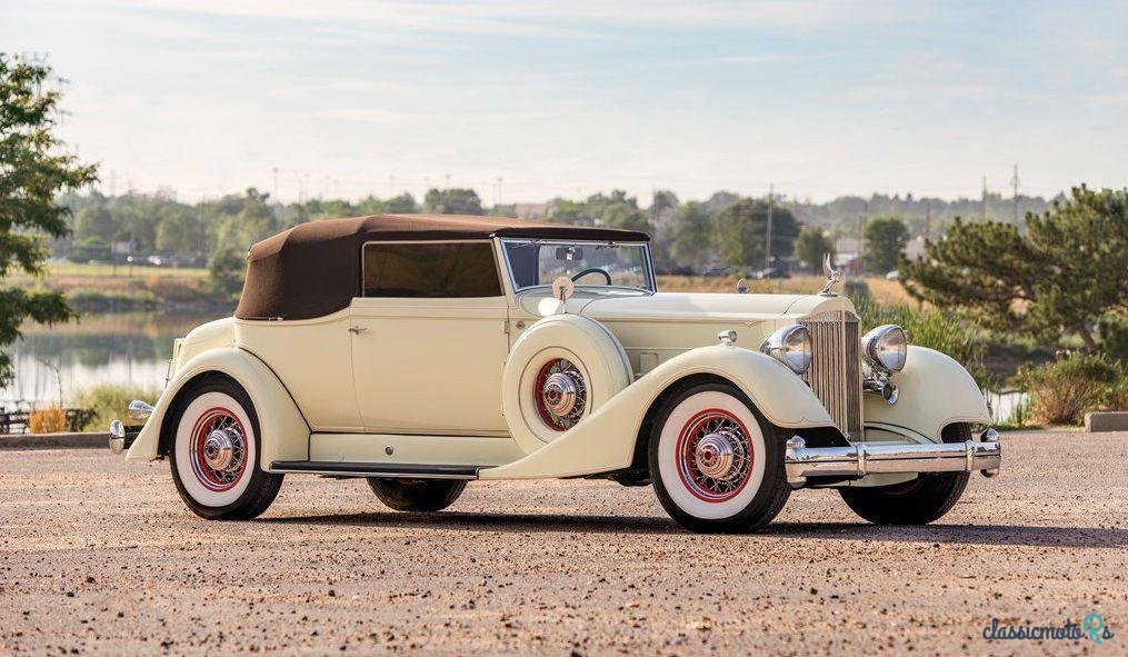 1934' Packard Twelve Convertible Victoria photo #2