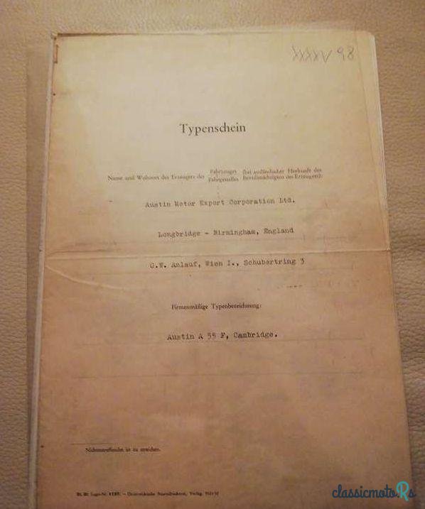 1960' Austin Cambridge A55F photo #1