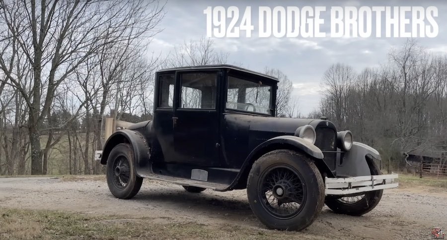 See 1924 Dodge Barn Find Parked For 83 Years Come Back To Life
