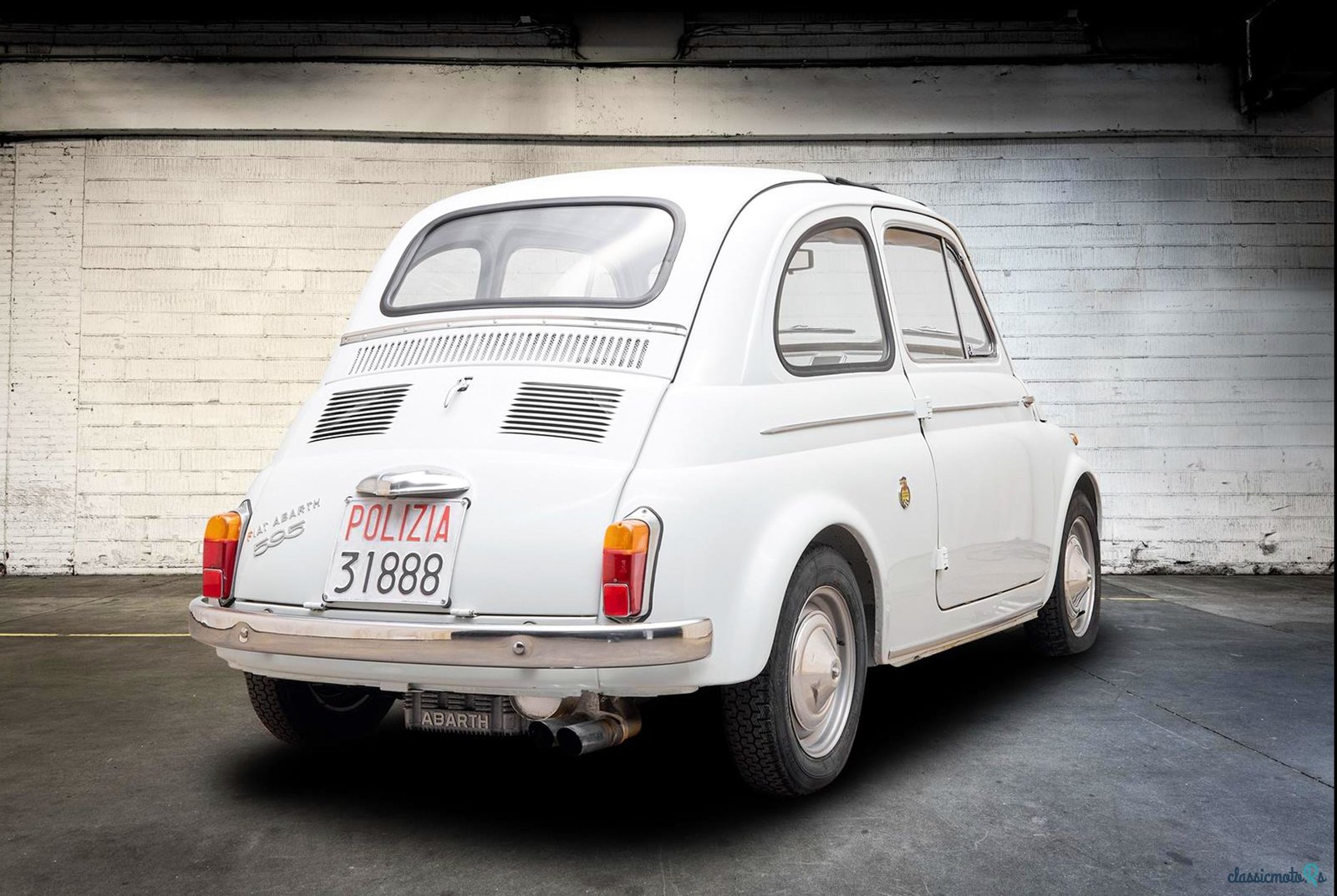 1964' Fiat 595 Abarth Polizia Original photo #4