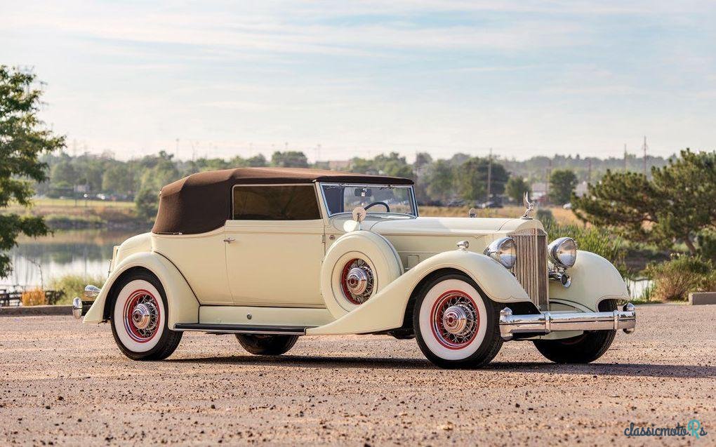 1934' Packard Twelve Convertible Victoria photo #2
