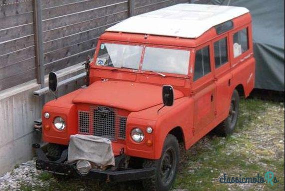 1969' Land Rover 109 Serie IIa photo #3