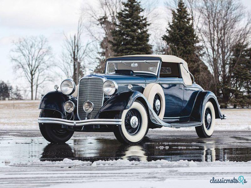 1933' Lincoln Model Kb Convertible Roadster photo #3