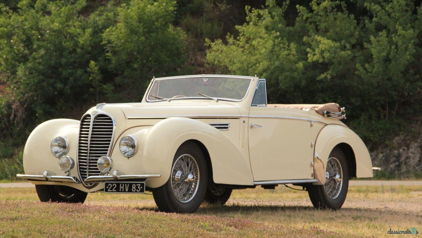 1948' Delahaye 135M Cabriolet Chapron photo #2