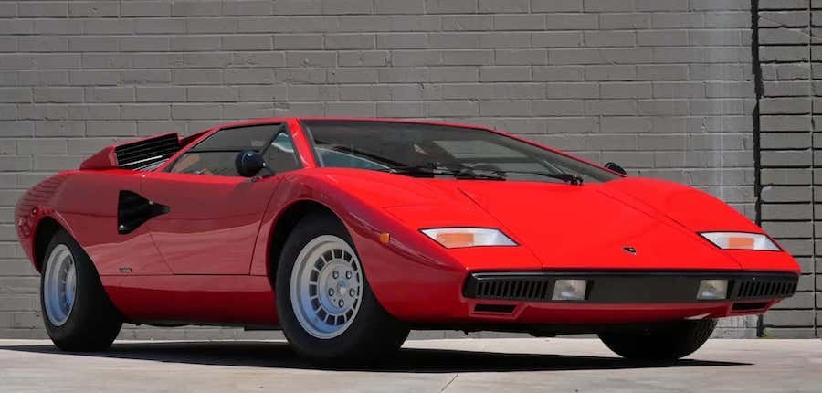 For Sale: Rod Stewart's Incredibly Pretty Lamborghini Countach