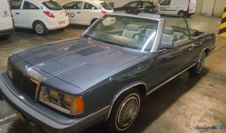 1986' Chrysler Le-Baron Markcross Convertible photo #1