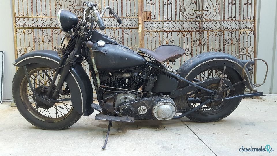 1938' Harley-Davidson never restored photo #1