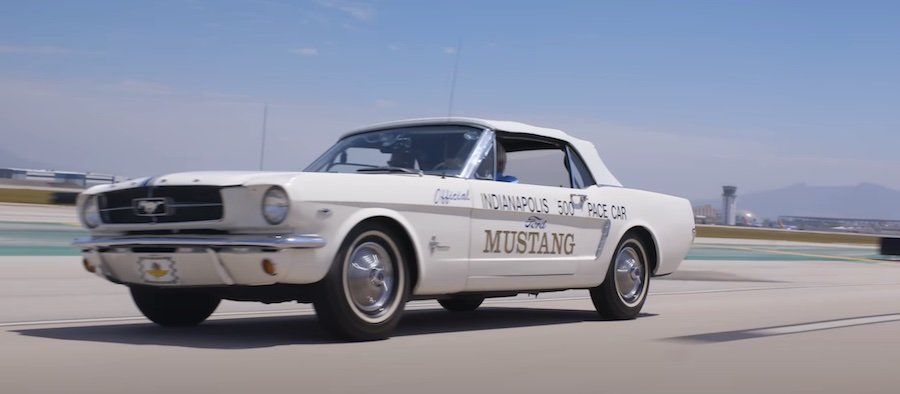 The Original Ford Mustang Indy Pace Car Had a GT40 Race Engine