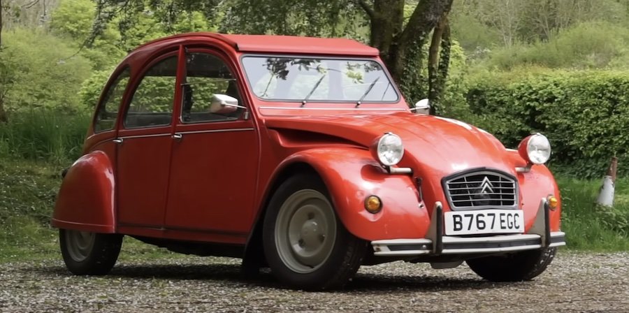 There's a BMW Motorcycle Engine Hiding In This Classic Citroën 2CV