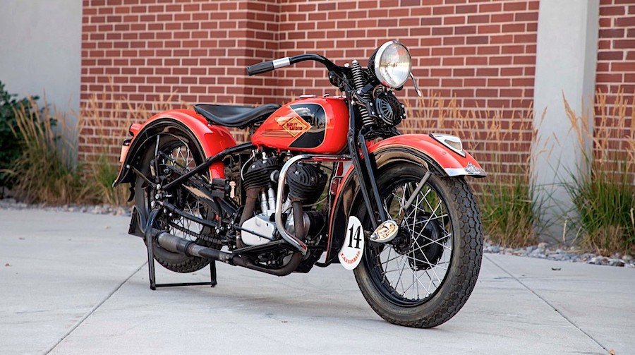 Old School 1935 Harley-Davidson RL 45 Was Built for Solo Riders