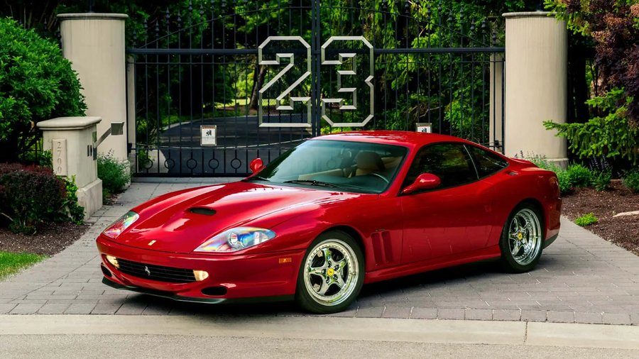 Michael Jordan's 1997 Ferrari 550 Maranello