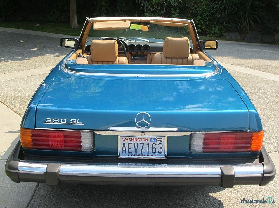 1982' Mercedes-Benz 380SL photo #3