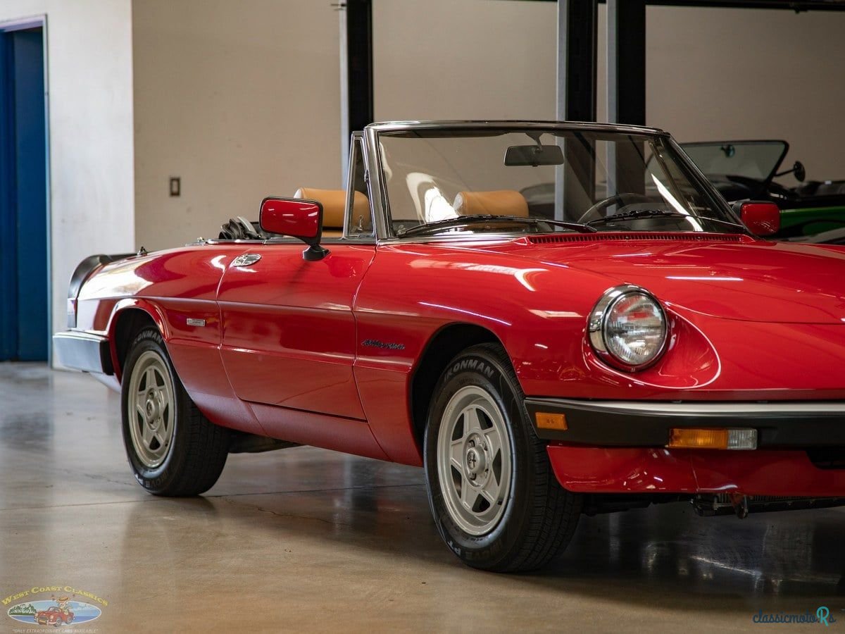 1989' Alfa Romeo Spider photo #4