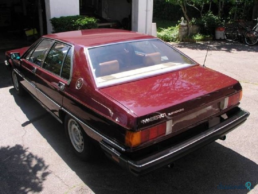 1985' Maserati Quattroporte photo #2