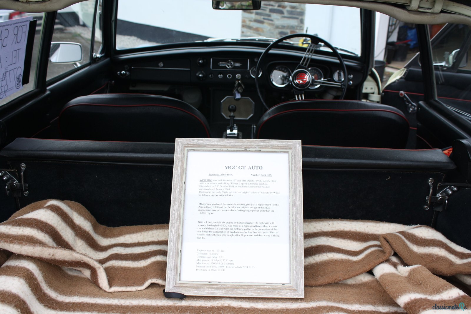 1969' MG MGC photo #4